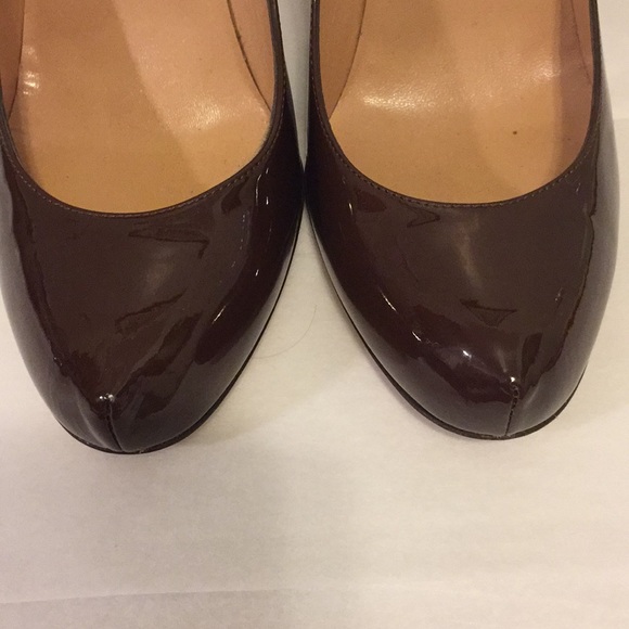Emporio Armani chocolate brown patent leather shoe - Picture 8 of 8